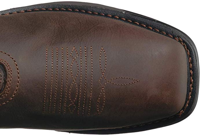 Toe Box of Ariat Men's WorkHog XT Dare Carbon Toe Work Boot in Rye Brown