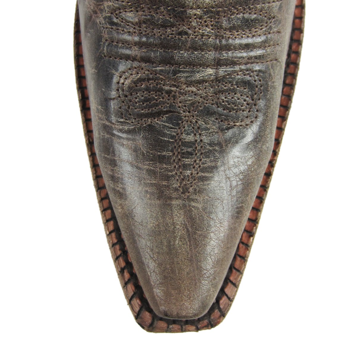 Toe Box of Corral Boots Men's Tobacco Eagle Snip Toe Cowboy Boot