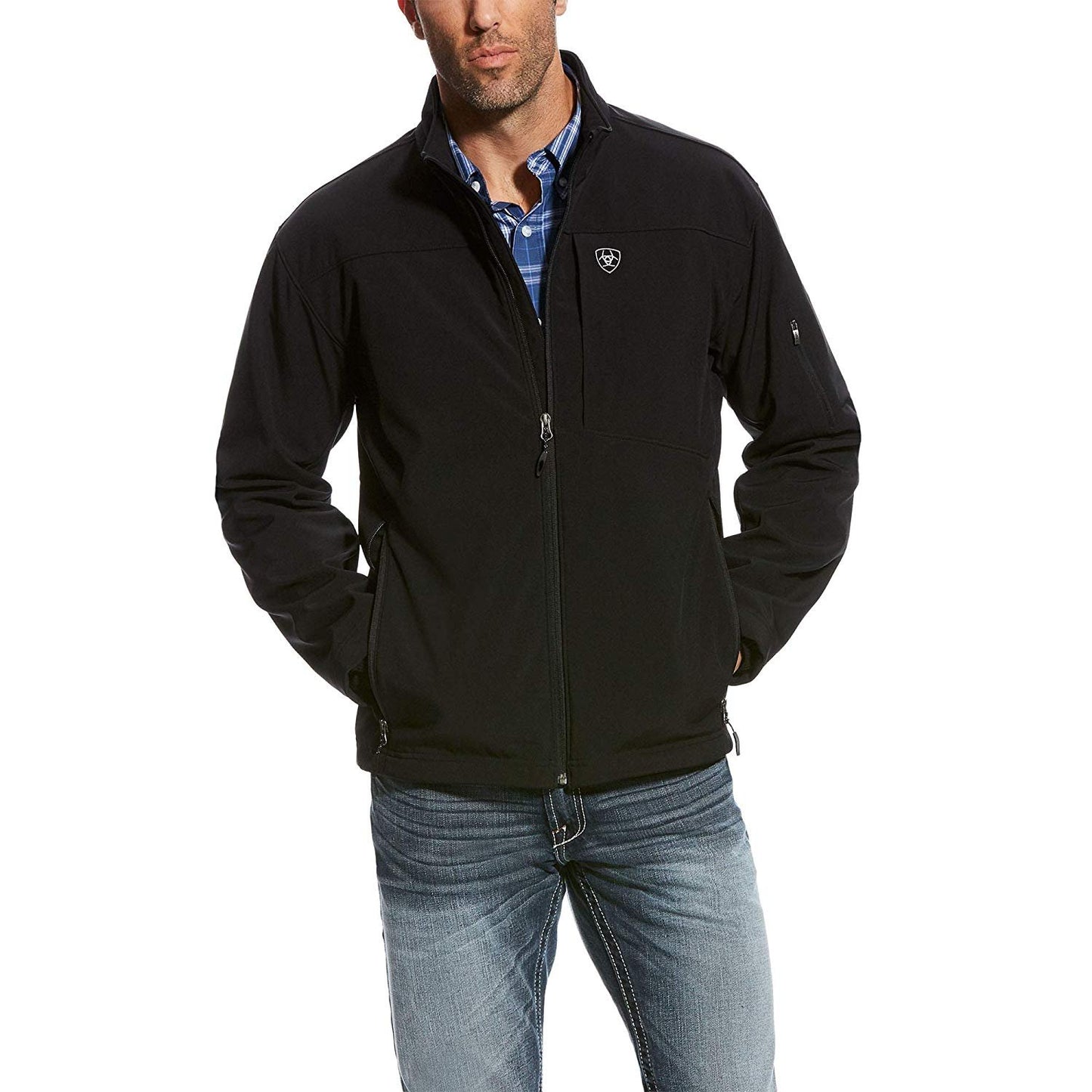Ariat Men's Vernon 2.0 Softshell Jacket in Black
