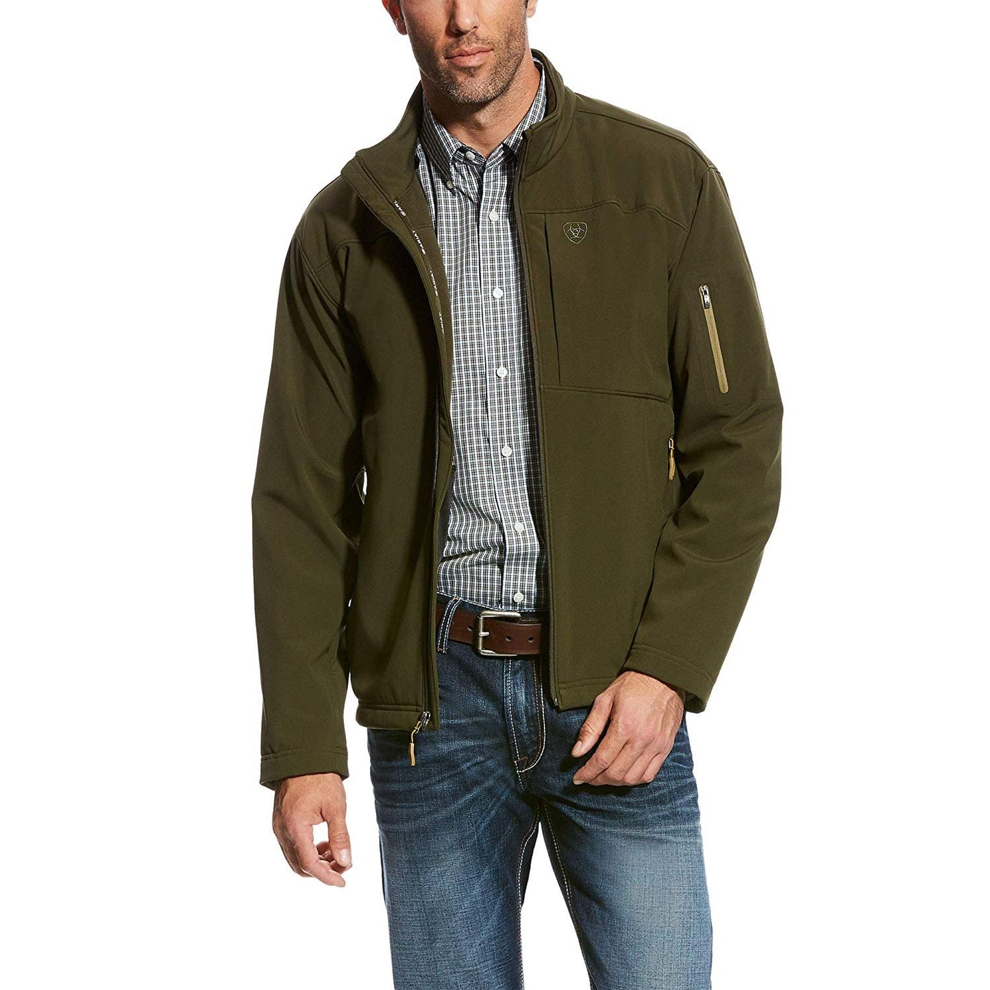 Ariat Men's Vernon 2.0 Softshell Jacket in Brine Olive