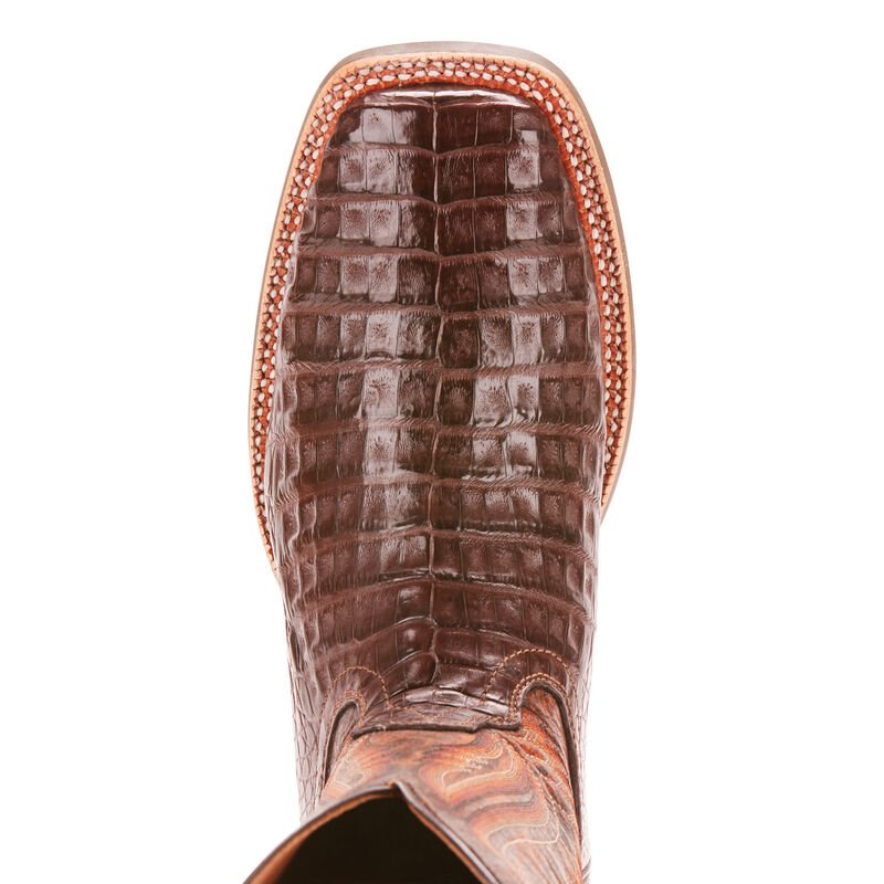 Toe Box of Ariat Men's Double Down Square Toe Western Boot