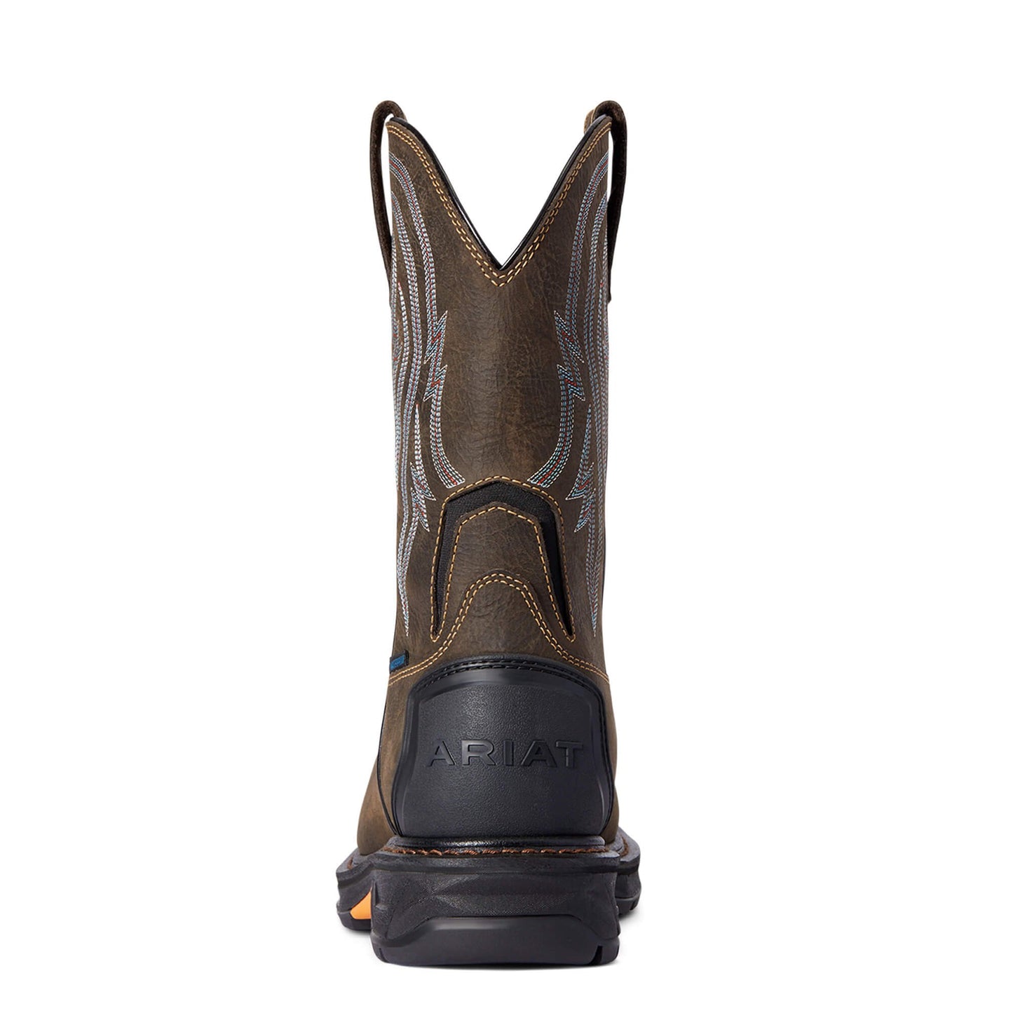 Back View of Ariat Men's WorkHog XT Tumbleweed Waterproof Carbon Toe Work Boot