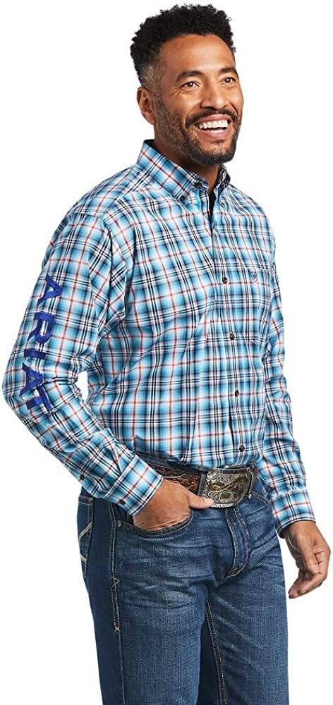 Ariat Men's Pro Series Team Classic Fit Shirt in Peacoat