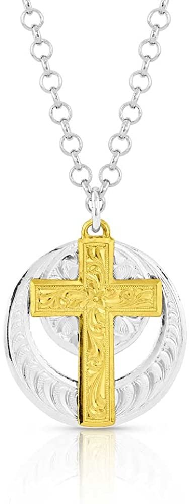 Montana Silversmiths Gold Cross Necklace
