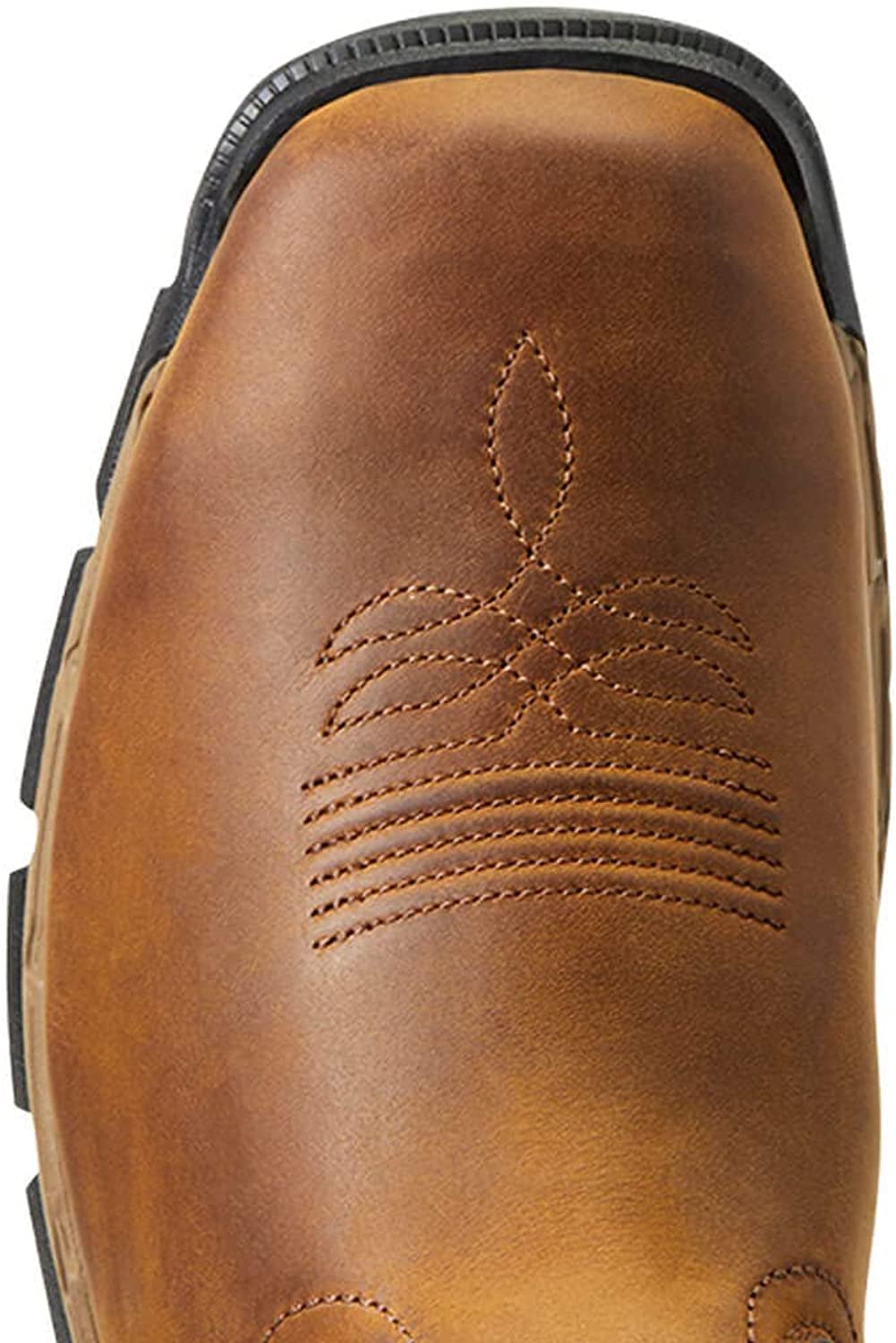 Toe Box of Ariat Men's Rebar Flex Western VentTEK Incognito Work Boot