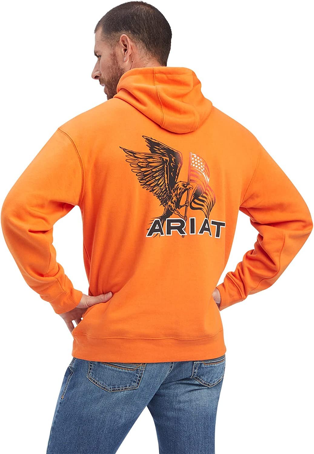 Back of Ariat Men's Free Bird Hoodie