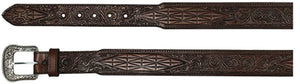 Hooey Men's Leather Tapered Belt