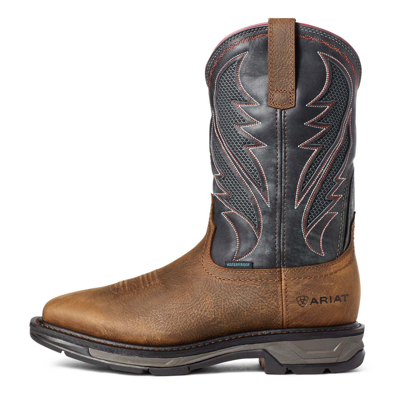 Side Profile of Ariat Men's WorkHog XT VentTEK Waterproof Work Boot