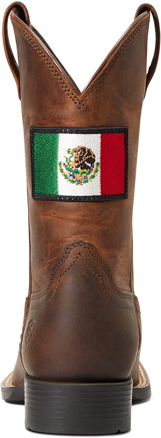 Back of Ariat Kids' Orgullo Mexicano II Western Boot