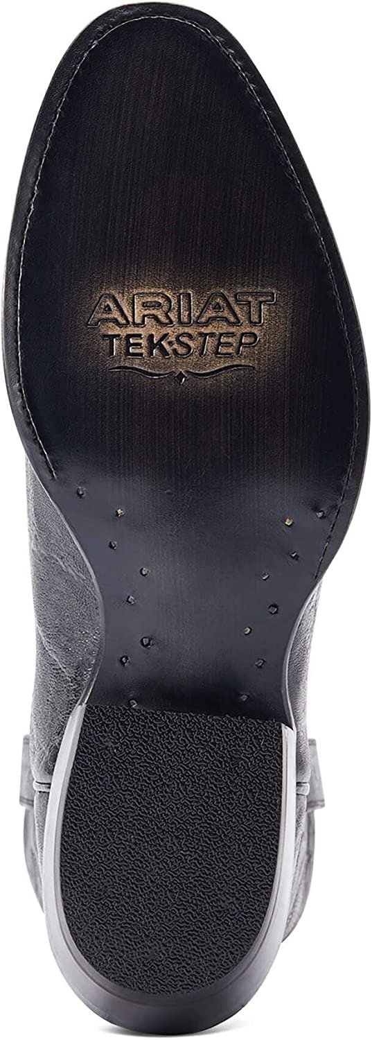 Outsole of Ariat Men's Bankroll Western Boot in Bayou Black