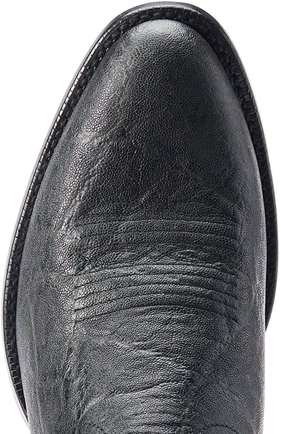 Toe Box of Ariat Men's Bankroll Western Boot in Bayou Black