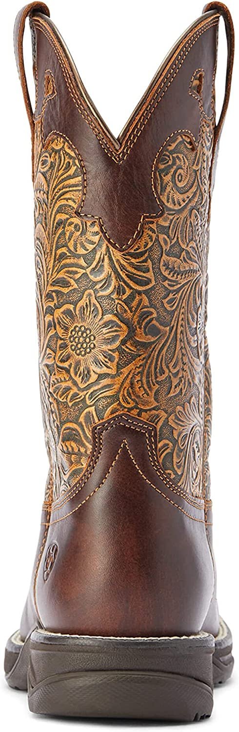 Back of Ariat Women's Anthem Savanna Western Boot