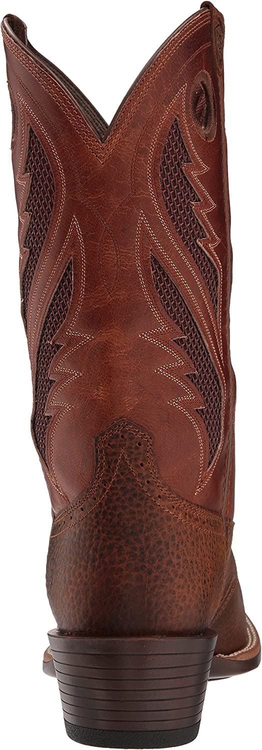 Back of Ariat Men's VentTEK Ultra Narrow Square Toe Western Boot