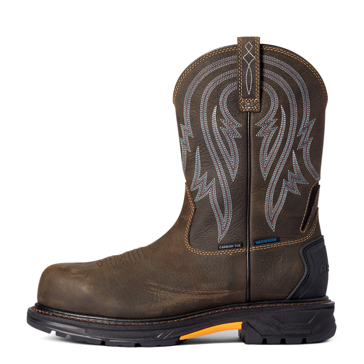 Side Profile of Ariat Men's WorkHog XT Tumbleweed Waterproof Carbon Toe Work Boot