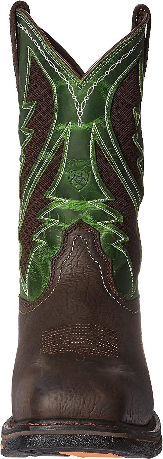 Front of Ariat Men's WorkHog Wide Square Toe VentTEK Composite Toe Work Boot