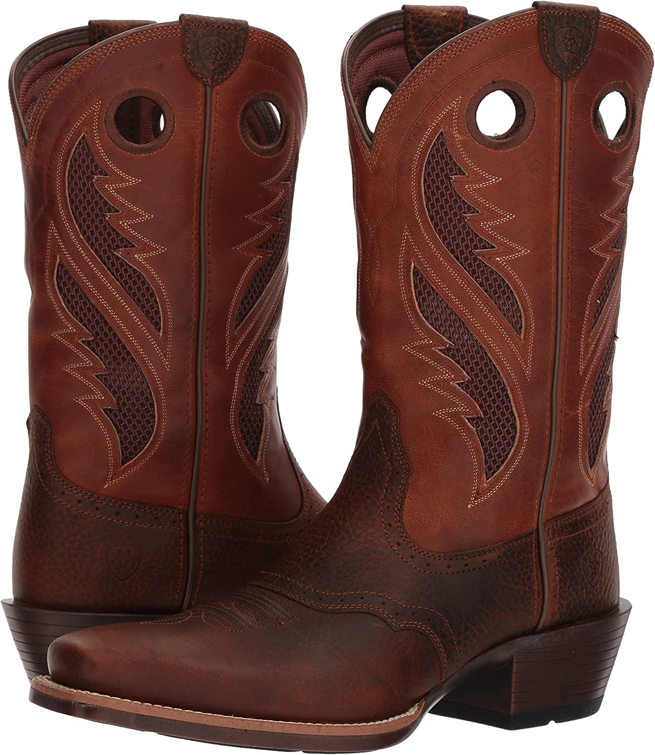 Pair of Ariat Men's VentTEK Ultra Narrow Square Toe Western Boots