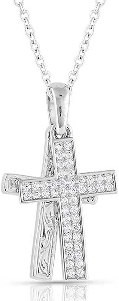 Montana Silversmiths Country Charm Cross Necklace