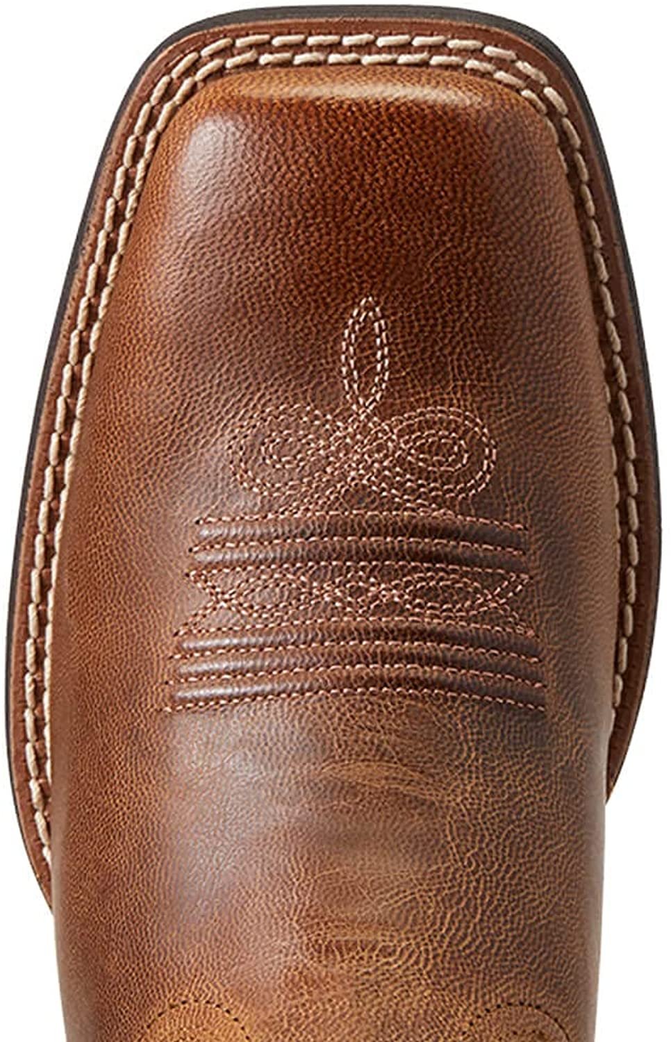 Toe Box of Ariat Women's Round Up Square Toe Western Boot