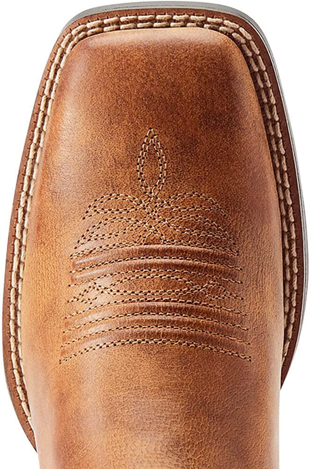 Toe Box of Ariat Women's Round Up Back Zip Western Boot