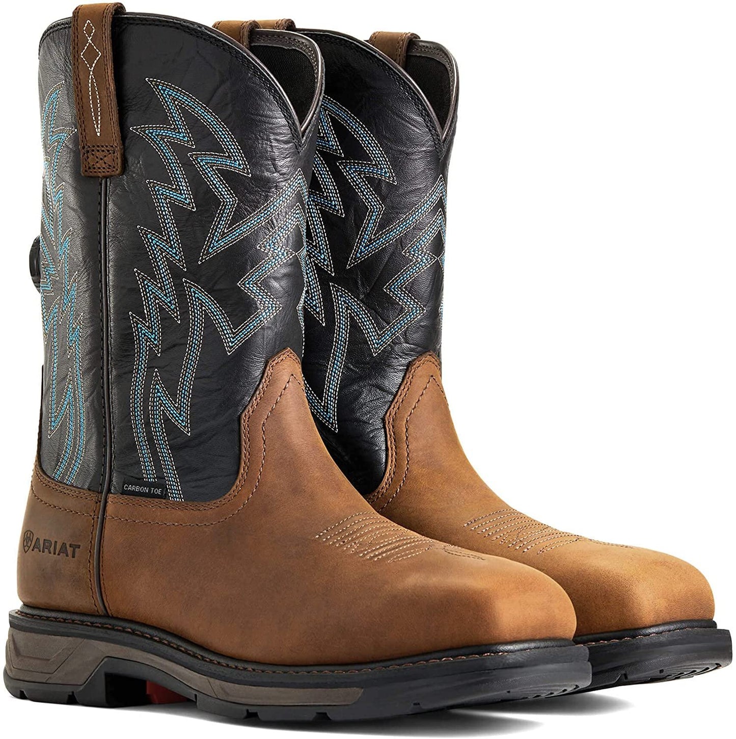Pair of Ariat Men's WorkHog XT BOA Carbon Toe Work Boots