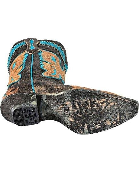 Outsole of Corral Boots Women's Eagle Overlay Snip Toe Western Boot