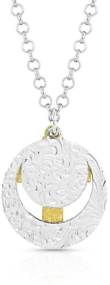 Back of Montana Silversmiths Gold Cross Necklace