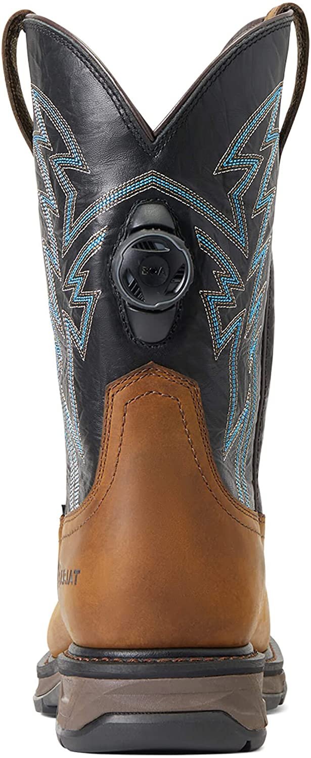 Back of Ariat Men's WorkHog XT BOA Carbon Toe Work Boot