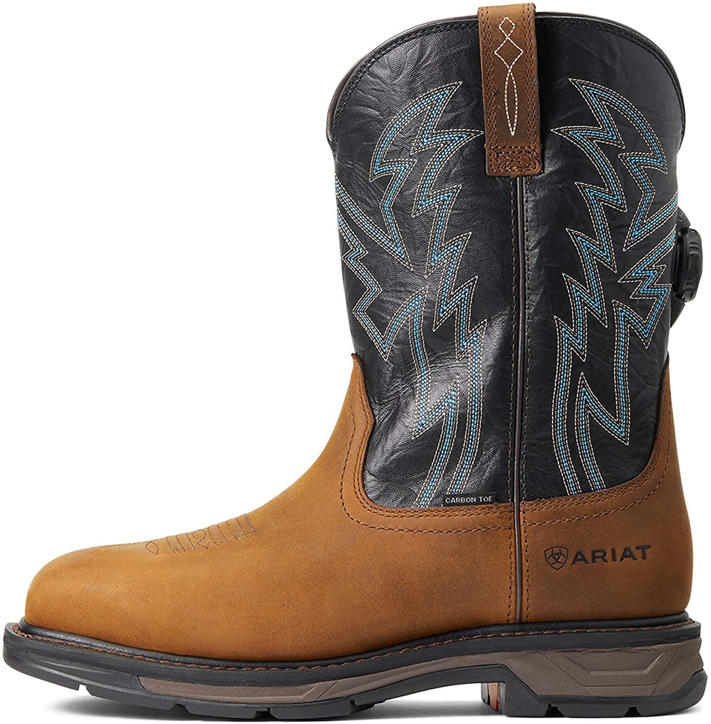 Side Profile of Ariat Men's WorkHog XT BOA Carbon Toe Work Boot