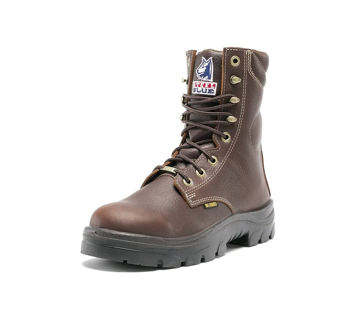 Steel Blue Portland: Soft Toe Work Boot in Oak