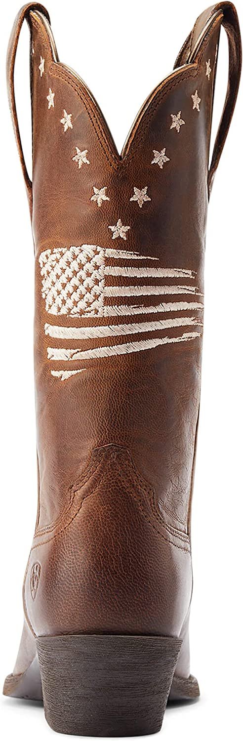 Back of Ariat Women's Heritage R Toe Liberty StretchFit Western Boot