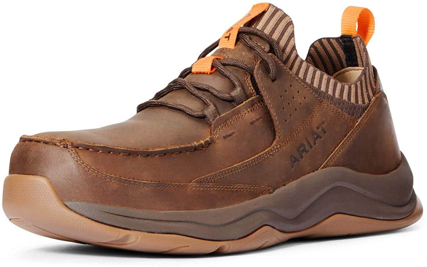 Ariat Men's Working Mile SD Composite Toe Work Boot in Distressed Brown