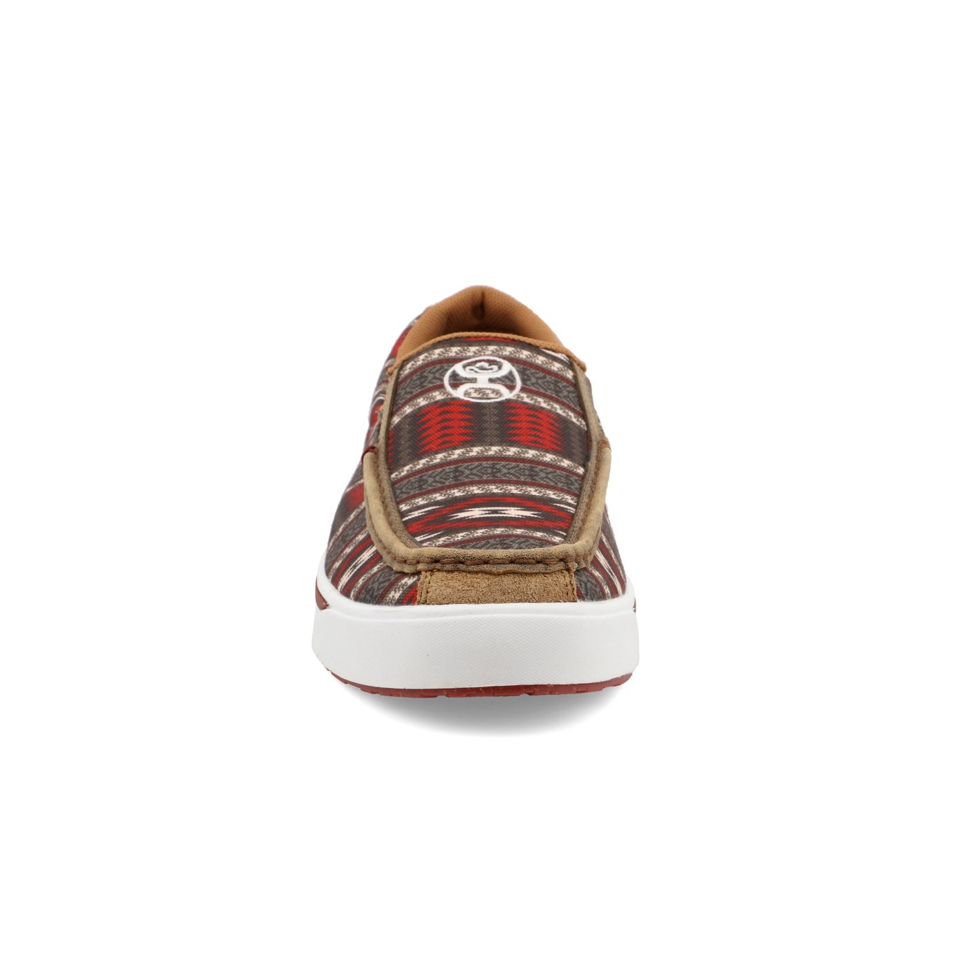 Front View of Twisted X Men's Hooey Slip-On Loper, Showing Toe Box