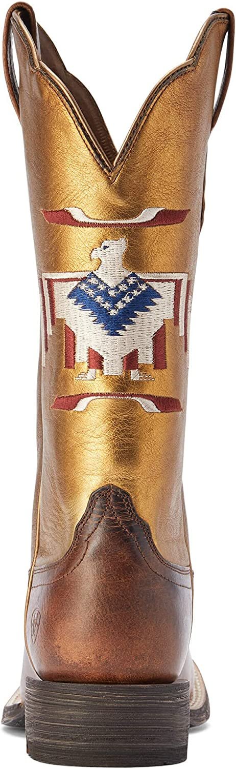 Back of Ariat Women's Frontier Thunderbird Chimayo Western Boot