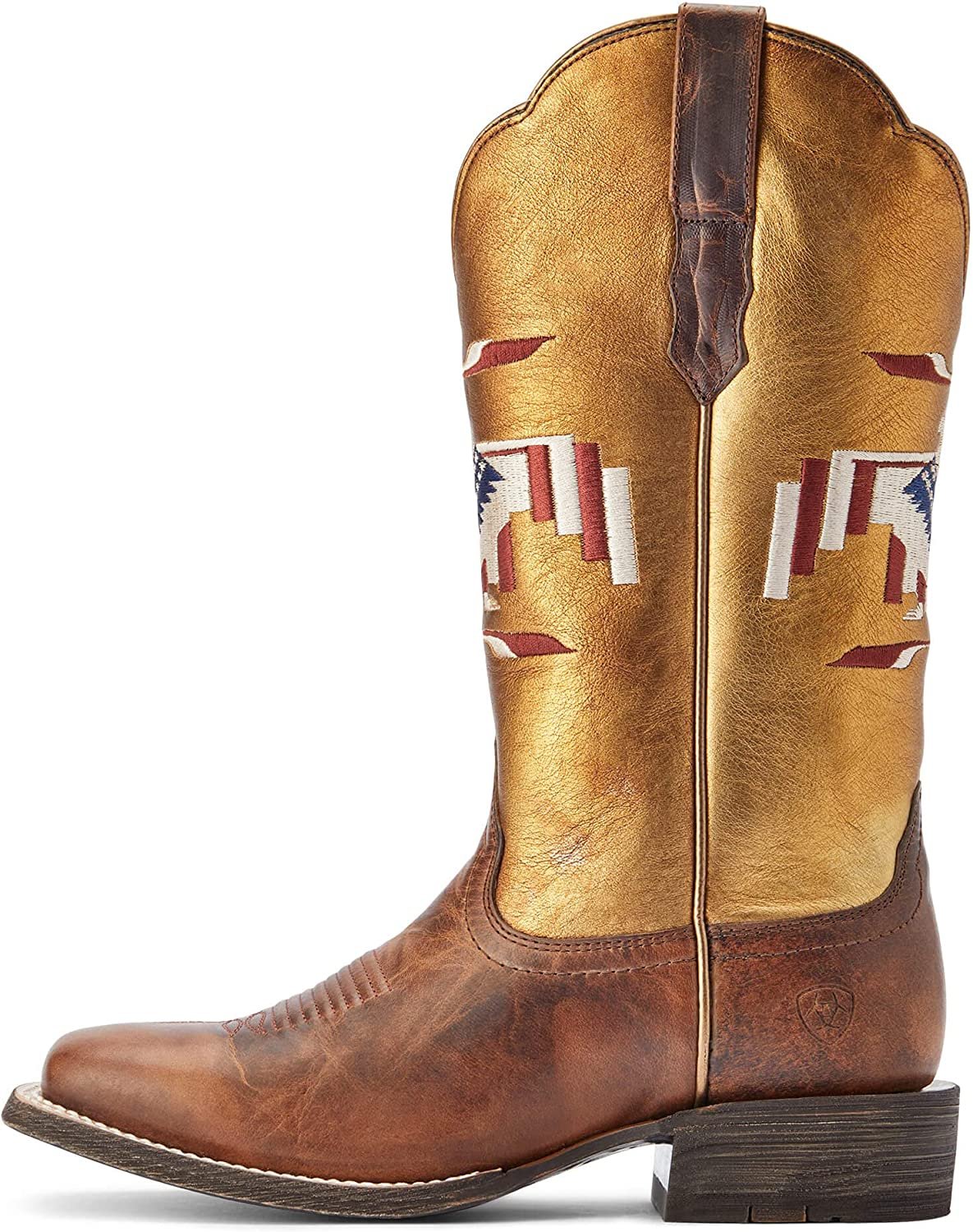 Side Profile of Ariat Women's Frontier Thunderbird Chimayo Western Boot