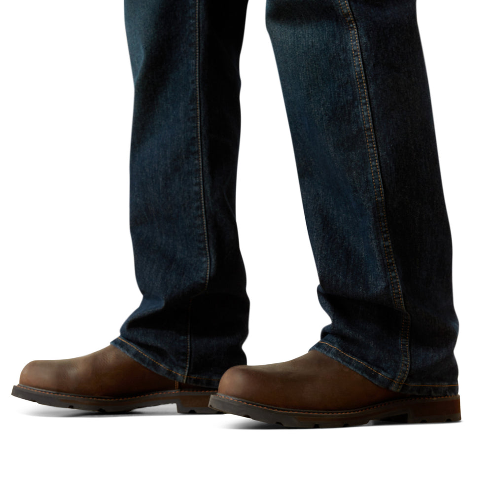 
                  
                    Hem of Ariat Men's Rebar M5 Straight DuraStretch Edge Stackable Straight Leg Jeans
                  
                