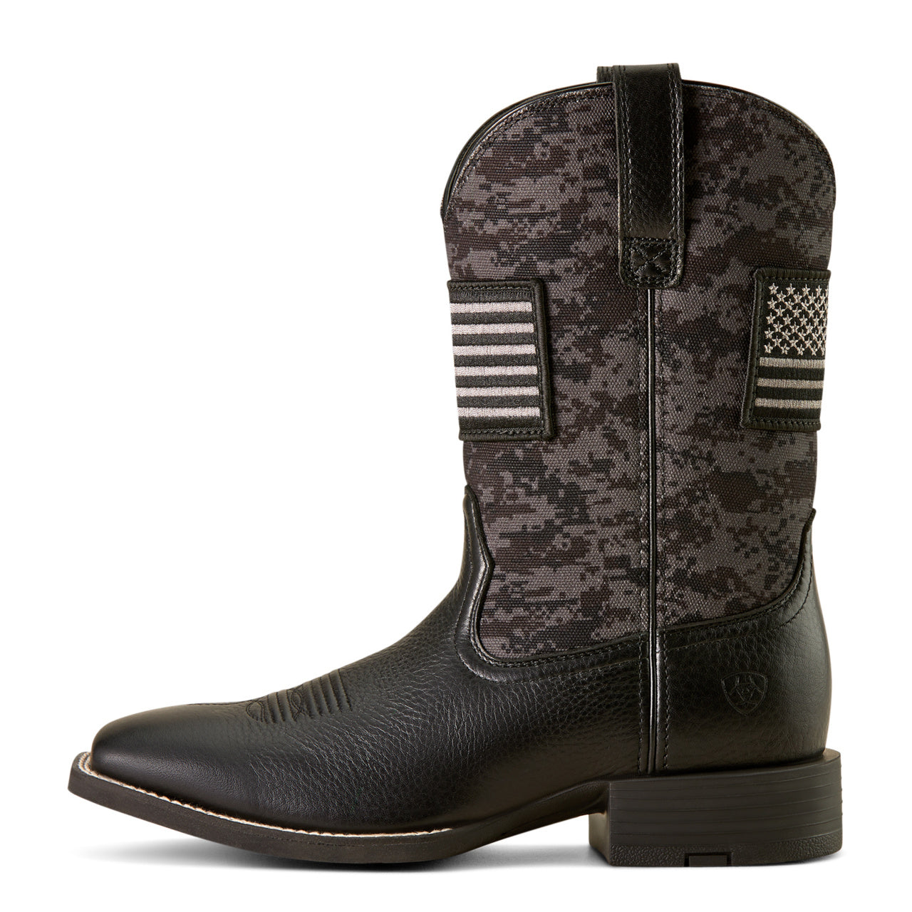Ariat Men's Camo Sport Patriot Western Performance Boots - Broad Square Toe
