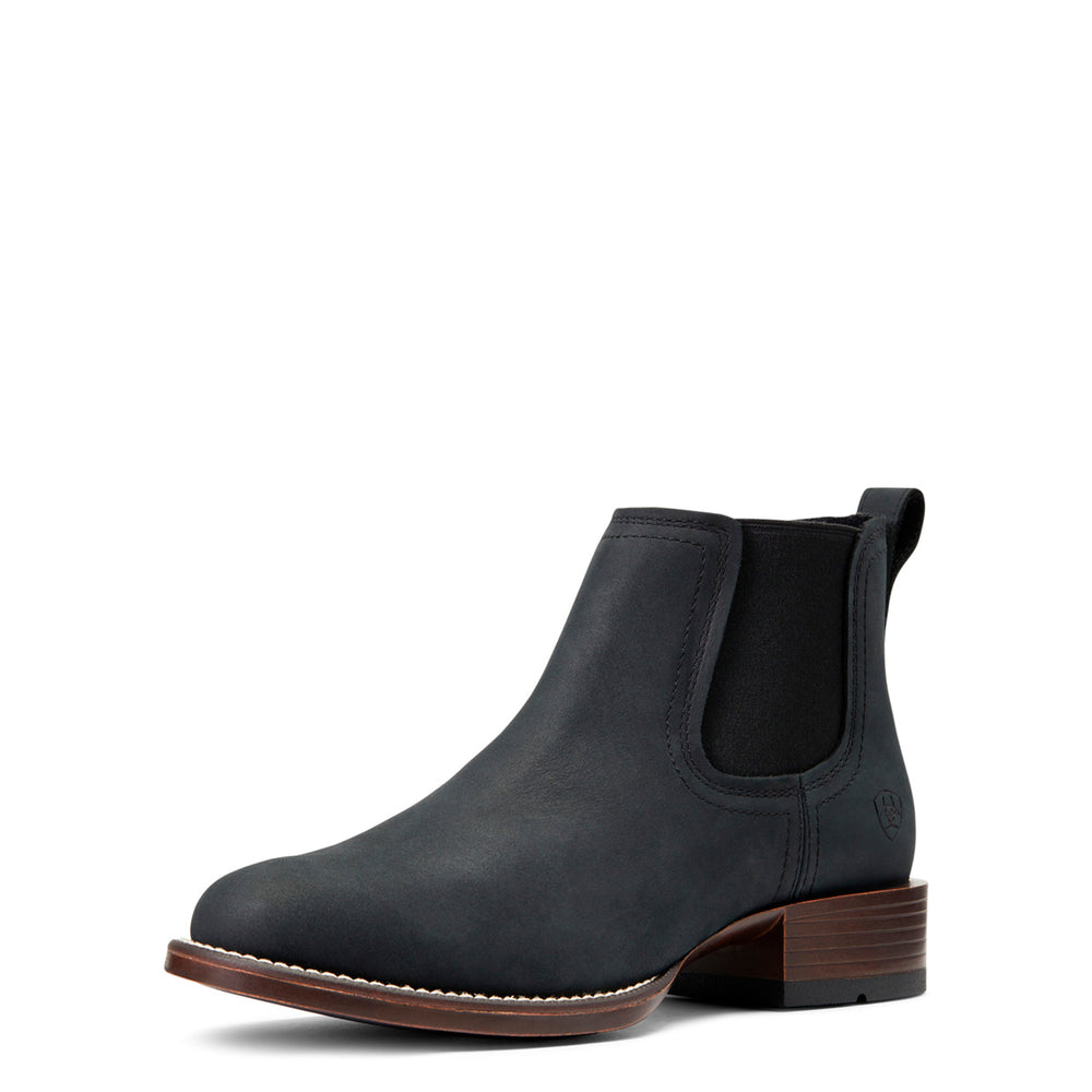 Ariat Men's Booker Chelsea Round Toe Western Boot den black