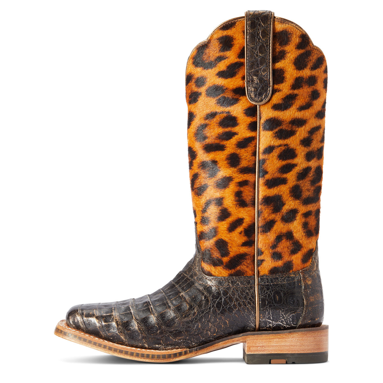 Ariat Women's Donatella Exotic Caiman Western Boots - Broad Square Toe