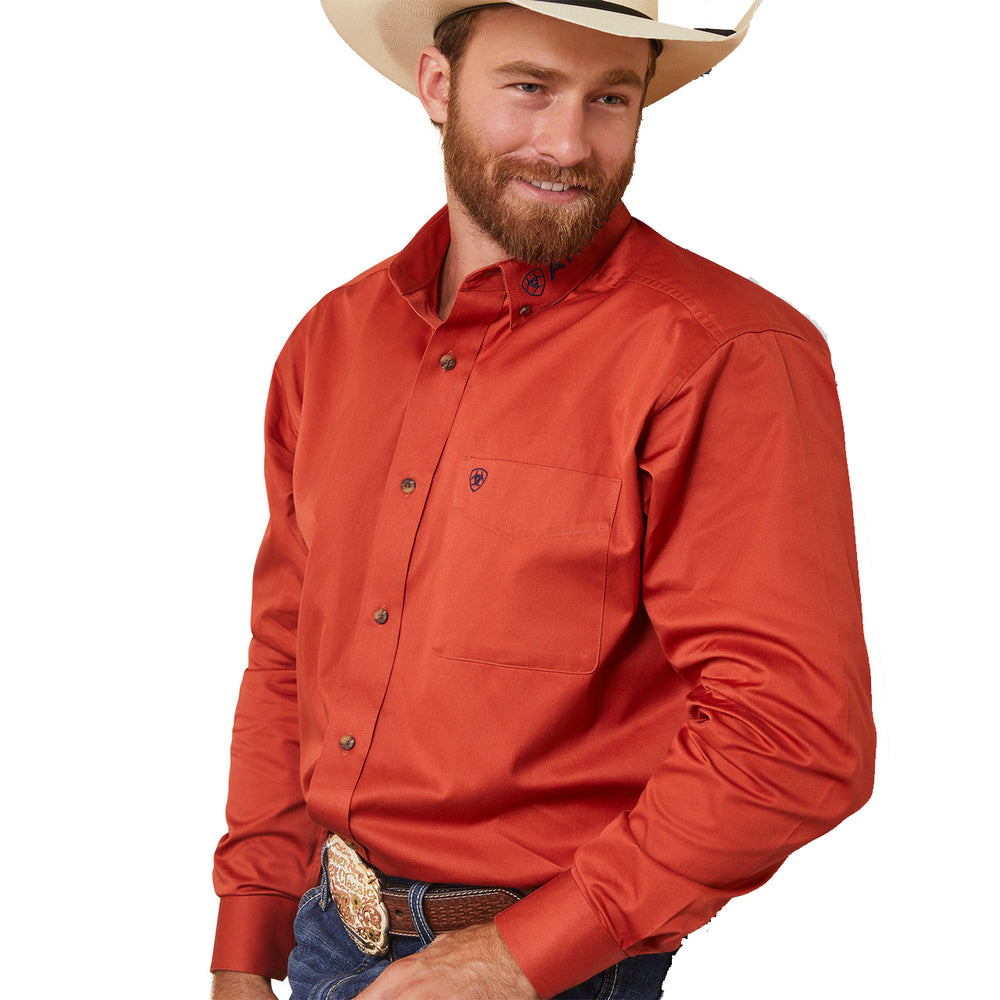 
                  
                    Cowboy Wearing Ariat Men's Team Logo Twill Classic Fit Button Down Shirt
                  
                