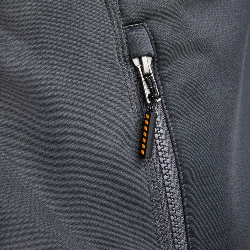 
                  
                    Zipper of Ariat Men's Rebar Cloud 9 Insulated Vest in Rebar Grey
                  
                