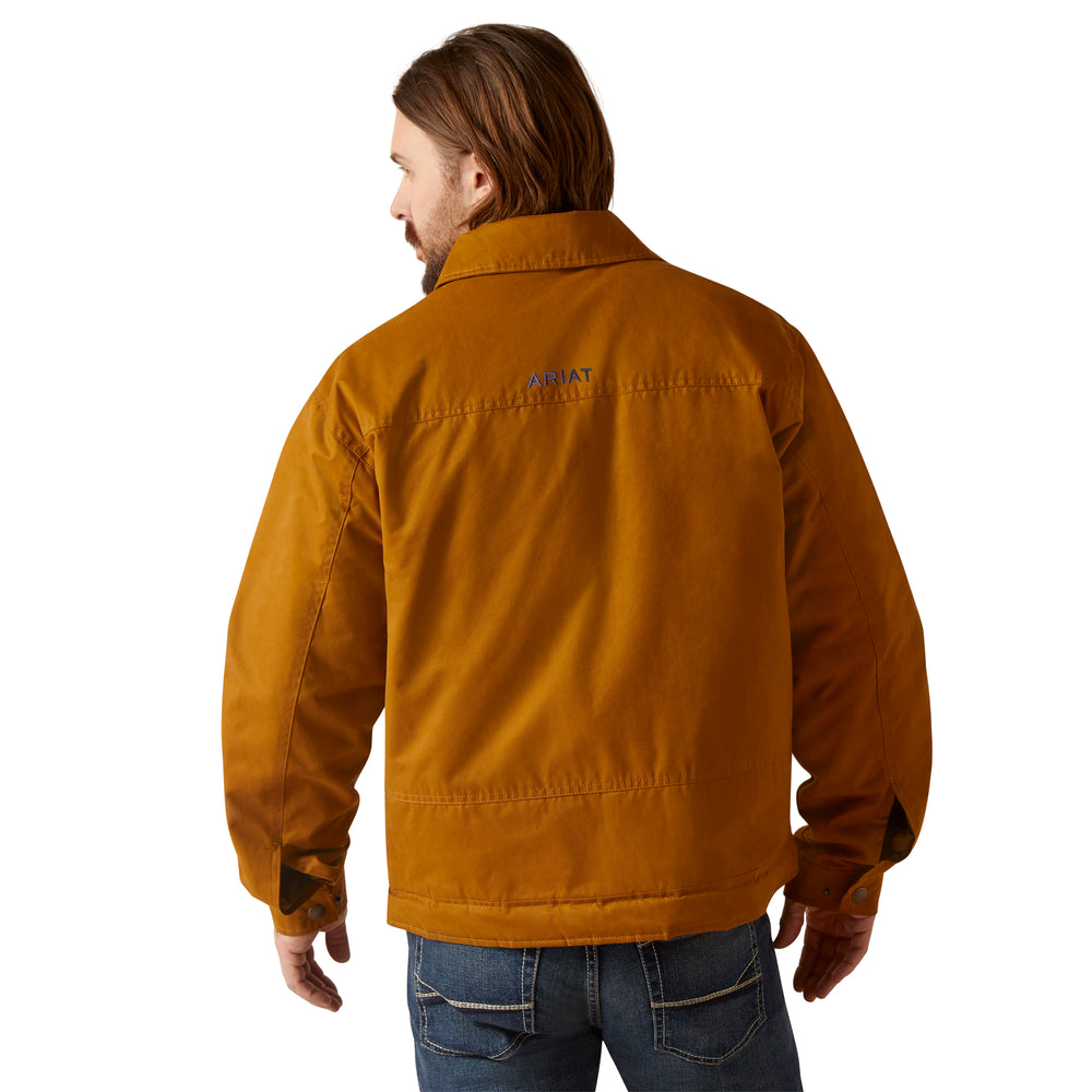 
                  
                    Back of Ariat Men's Grizzly 2.0 Canvas Conceal and Carry Jacket in Chestnut
                  
                