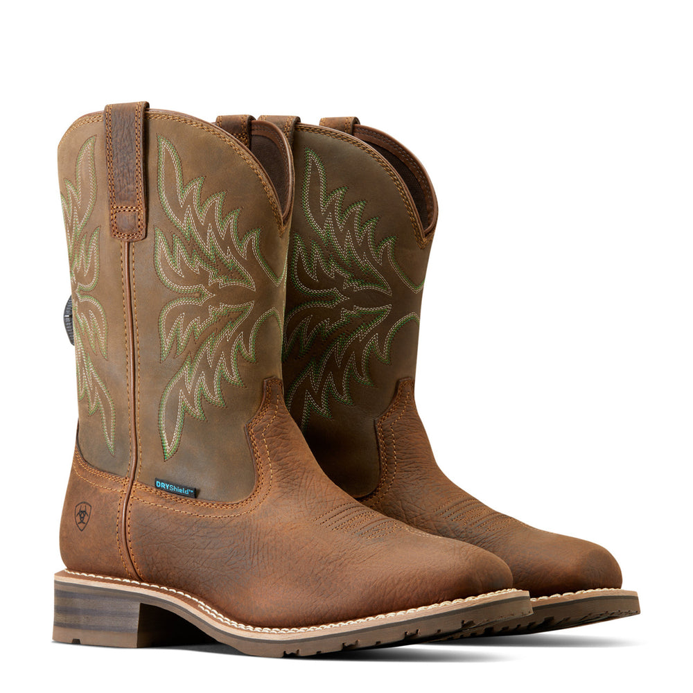 
                  
                    Ariat Men's Hybrid Rancher BOA Waterproof Western Boot in Acorn Brown
                  
                