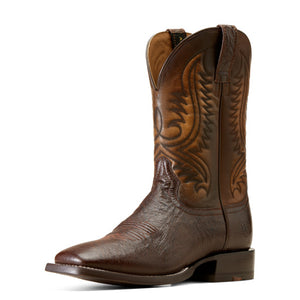 Ariat Men's Paxton Pro Exotic Ostrich Western Boots - Broad Square Toe