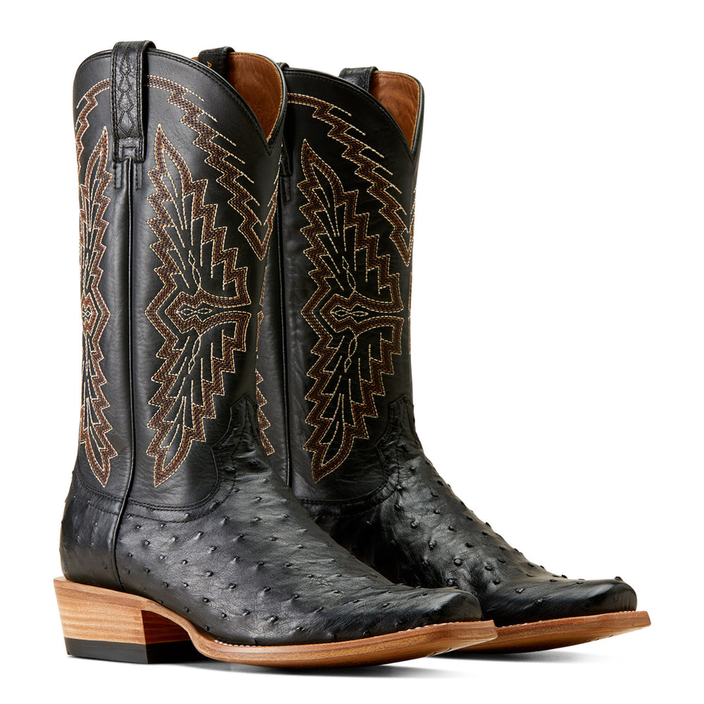 
                  
                    Pair of Ariat Men's Futurity Relentless Exotic Ostrich Western Boots - Square Toe
                  
                
