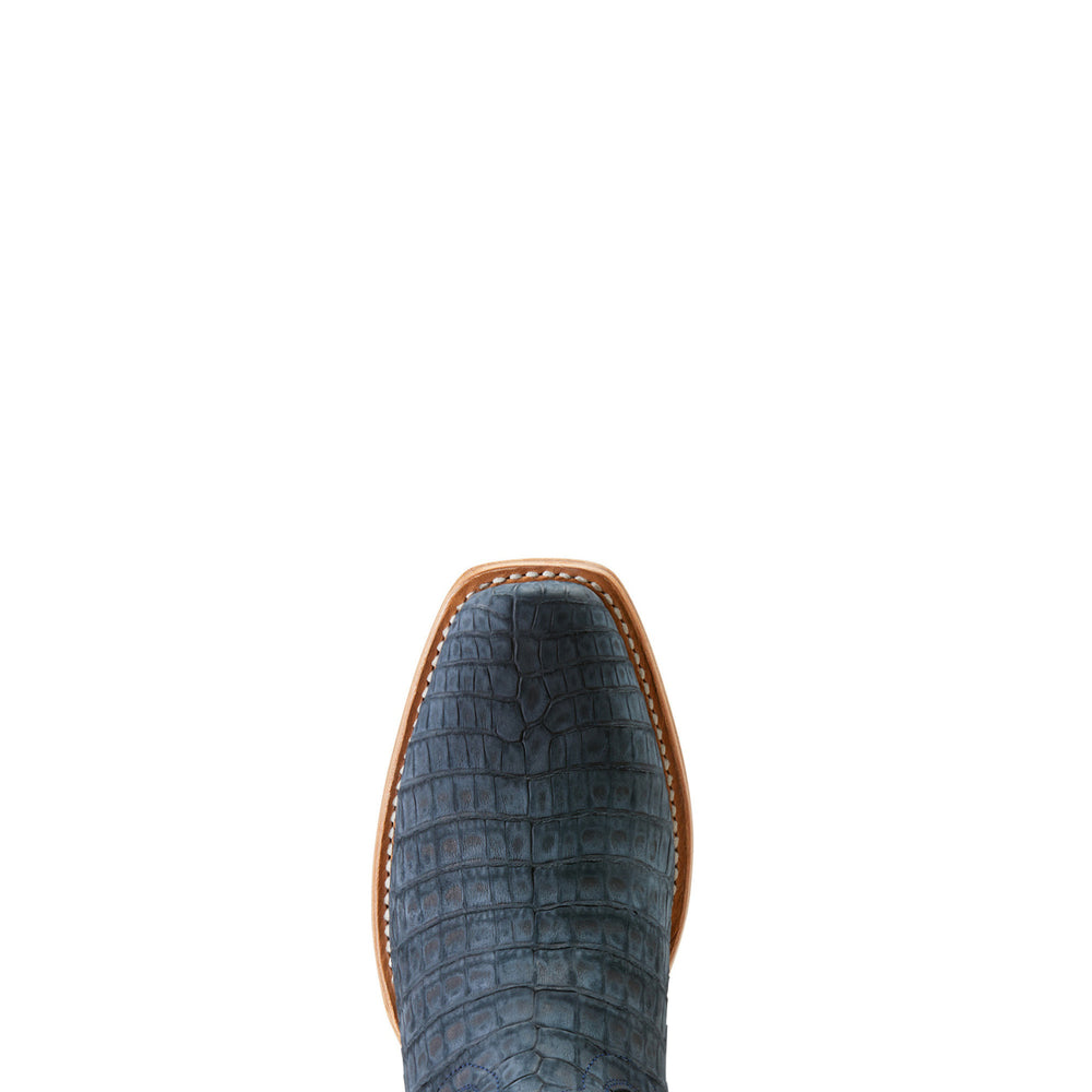 
                  
                    Ariat Men's Futurity Finalist Western Boot, Navy Sueded Caiman
                  
                