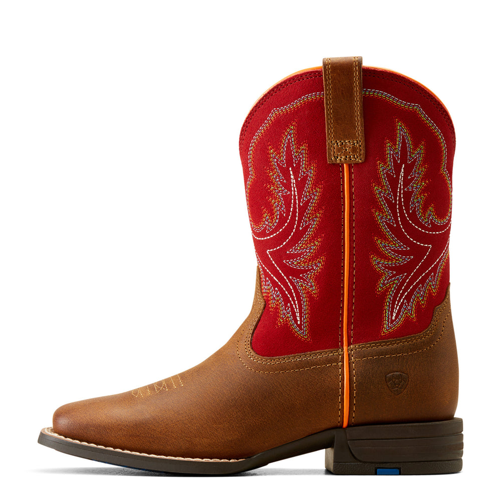 Ariat Kids' Wilder Red Western Boots grand canyon / ruby red