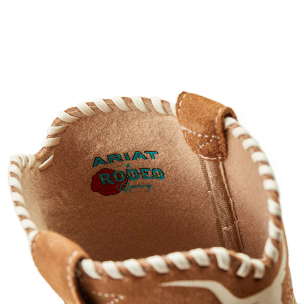 
                  
                    Opening of Ariat Kids' Futurity Rodeo Quincy Cutter Toe Western Boot, Chestnut Suede
                  
                