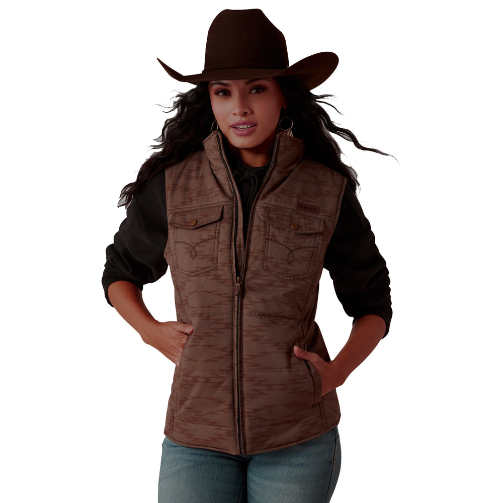 
                  
                    Ariat Women's Grizzly Quilted Vest in Banyan Bark
                  
                