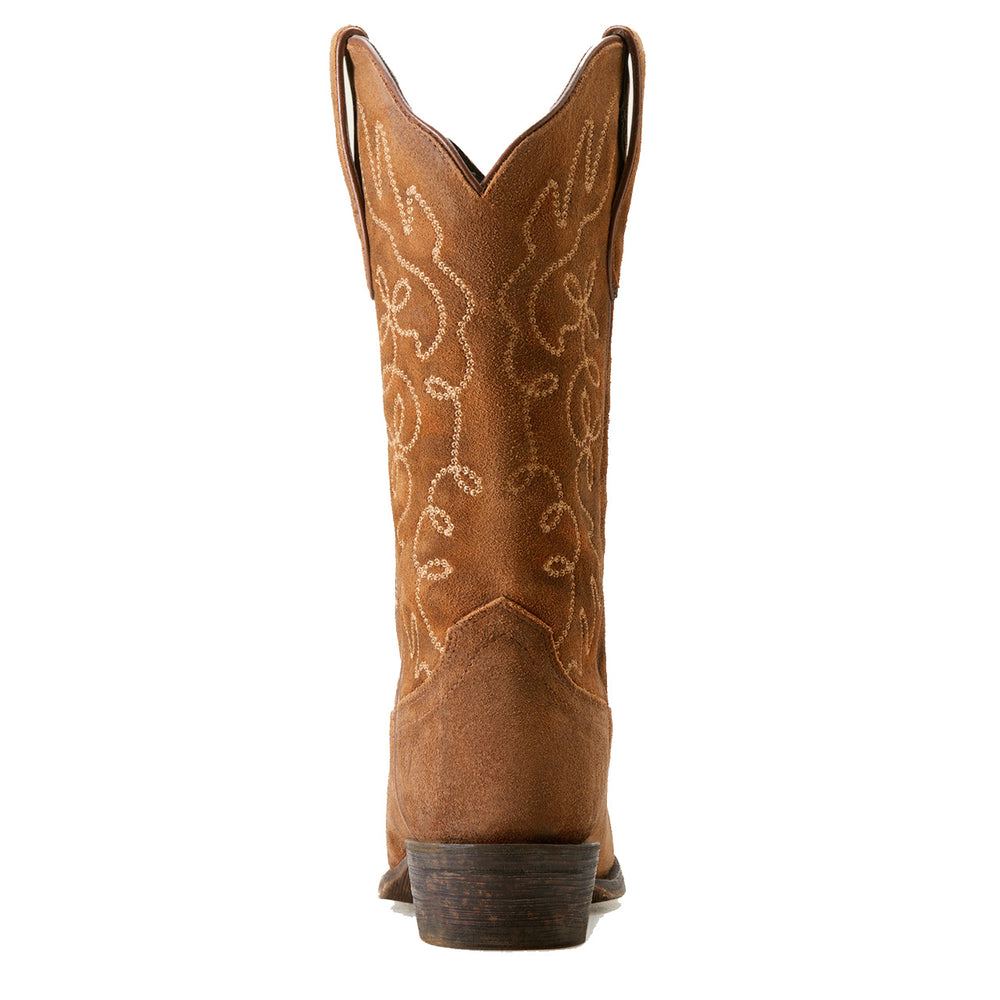
                  
                    Back View of Ariat Women's Jukebox Western Boot in Dark Ginger Suede
                  
                