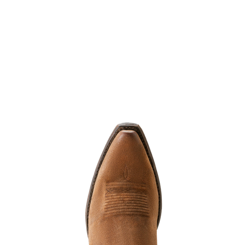 
                  
                    Toe Box of Ariat Women's Jukebox Western Boot in Dark Ginger Suede
                  
                